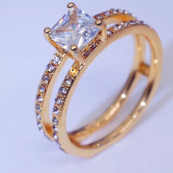 New In 14K Gold Filled Double Band Ring - Picture 8 of 8